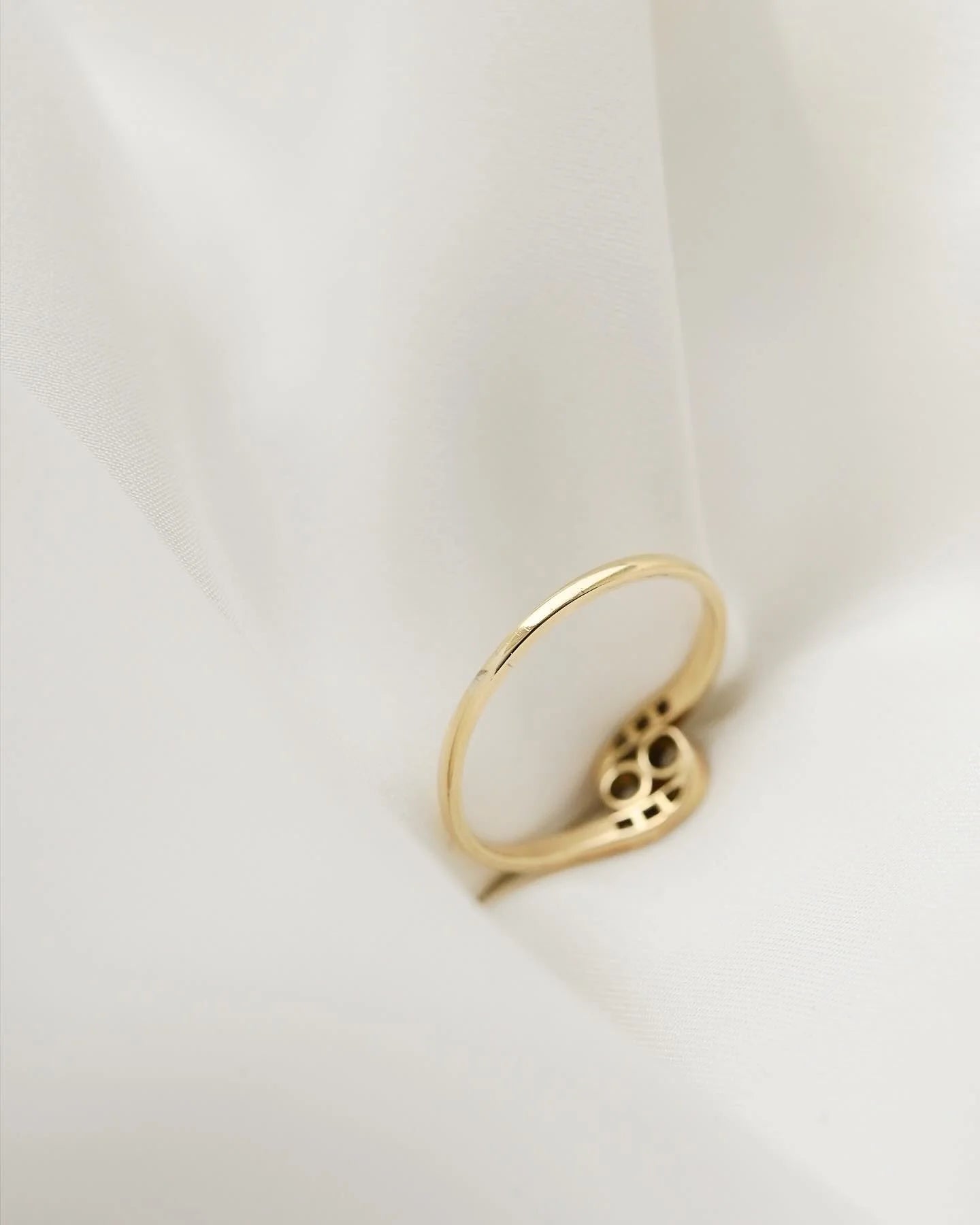 The Cutest Old Ring Toi Et Moi 14K Gold x Diamond Beg. 1900s