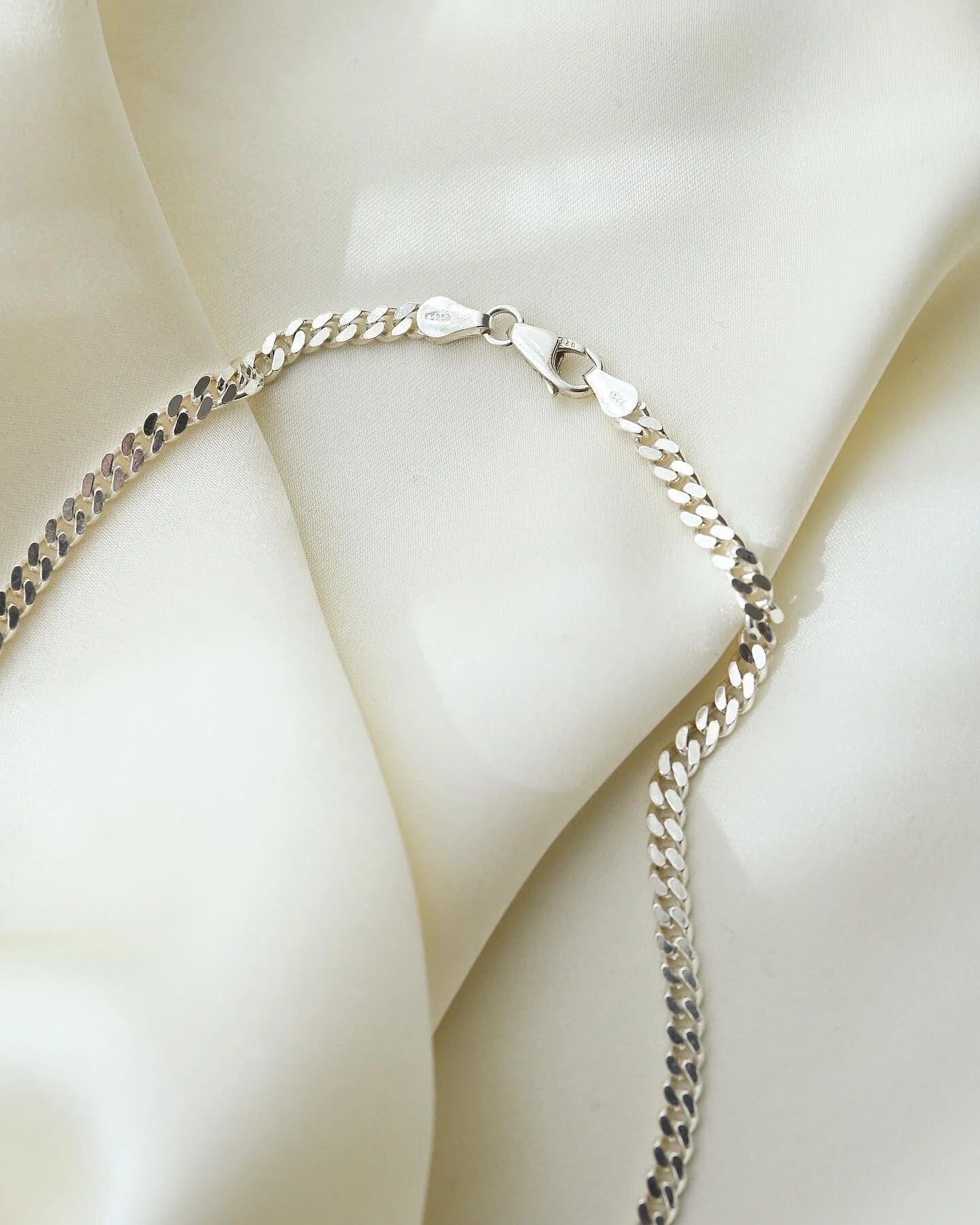 The Best Vintage Sterling Silver Curb Link Chain