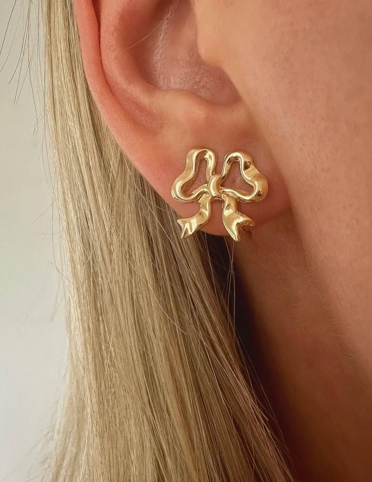 The MOST PERFECT Antique Earrings w Original Box 18K Gold