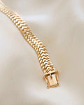 Gorg Swedish Mid Century Fox Tail Link Bracelet 18K Gold 1960