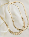 Sexy Fringed Cleopatra Necklace 14K Gold 1960