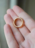 Incredibly Beautiful and Rare Wide Band Ring 18K Gold