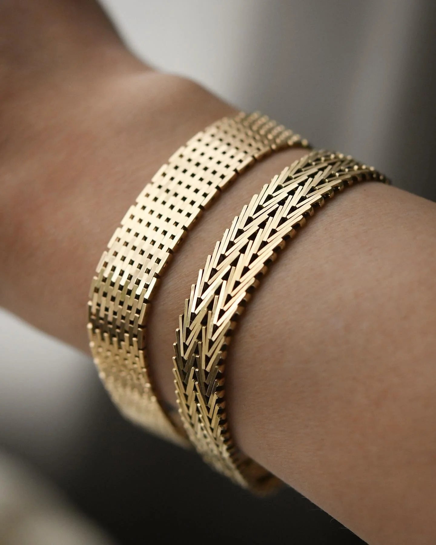 Special Danish Geneva Vintage Bracelet 14K Gold