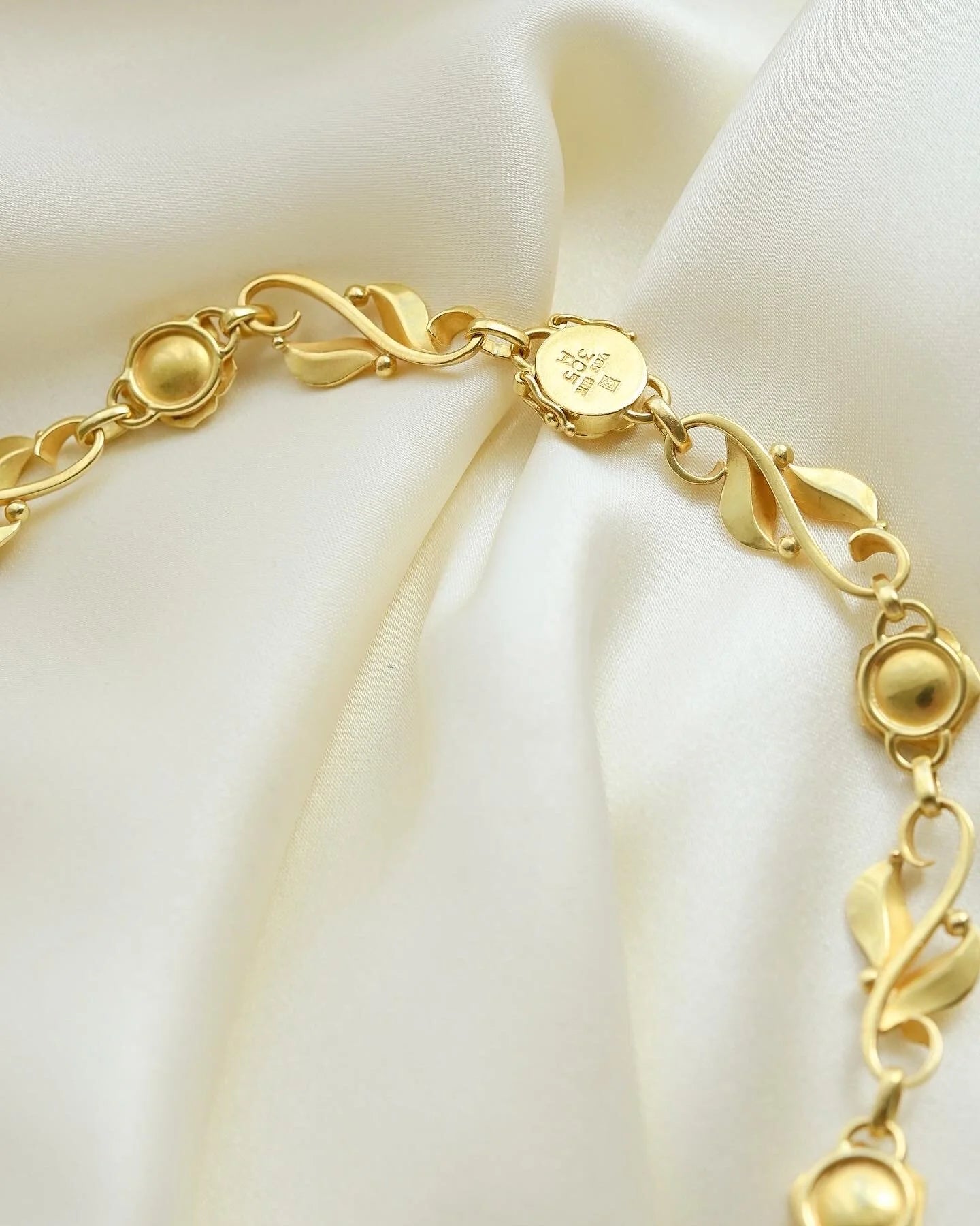 Stunning Rare Masterpiece Necklace by Georg Jensen 18K Gold Beg.1900s