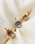 Beautiful Old Baby Blue Spinel Rings 18K Gold 1920-1950