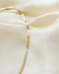Magical Rare Baby Brick Link Necklace 14K Gold 1970s