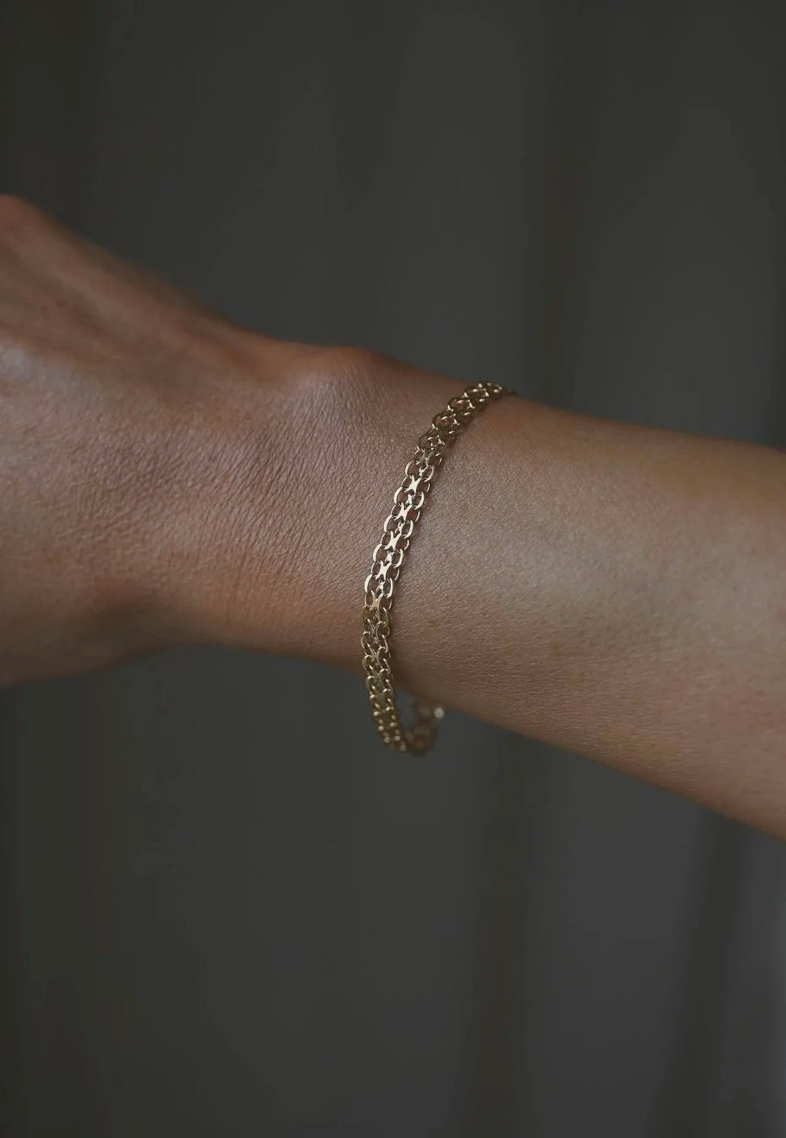 Stunning Radiant Vintage Bracelet 18K Gold Sweden 1960s