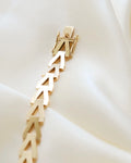 Vintage Jumbo Bracelet by Danish Willy Junget 14K Gold 1960