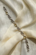 Shipping included! Beautiful Antique Citrine Silver Bracelet 1930s