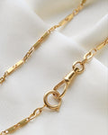 Stunning 16.5 Inches Antique Watch Chain Fancy Link 18K Gold 1910s