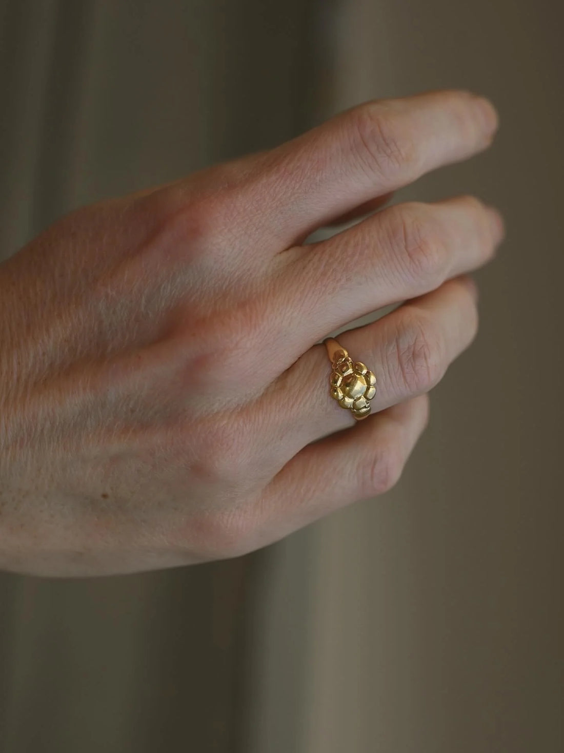 Magical Historic Treasure Blossom Ring 21K Gold Mid to Late 1800s