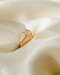 Antique Victorian Citrine Ring 20K Gold 1862