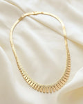 Rare Longer Danish Vintage Cleopatra Necklace 14K Gold 1966