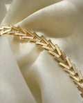 Absolutely RARE and Stunning Jumbo Geneva Link Necklace 14K Gold 1960s