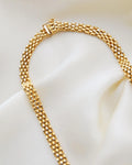 Danish Vintage Rolex Link Necklace 14K Gold 1980