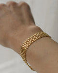 Radiant X Link Bracelet 18K Gold 1965