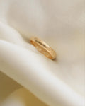 Antique Pattern Stacking Band Ring 18K Gold 1956