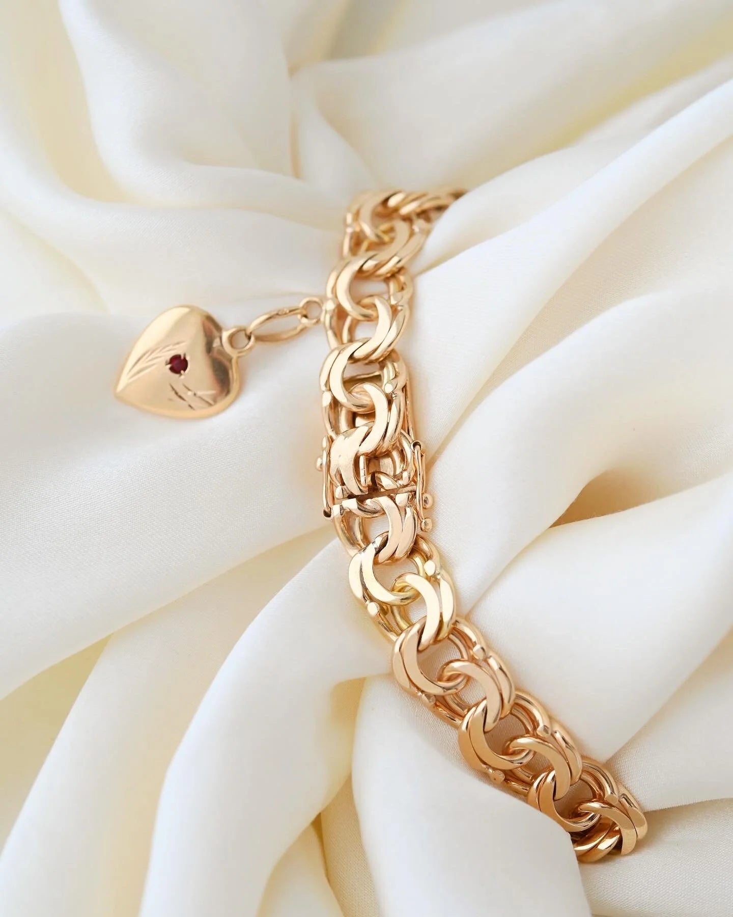 BIG HEAVY Swedish Dream Bracelet 18K Gold 1962