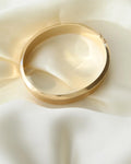 Brilliant Danish Vintage Bangle 14K Gold 1970s