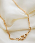 INCREDIBLE 19.5 Inches Antique Watch Chain Necklace 18K Gold 1900s