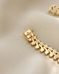 Fancy Link Vintage Necklace 14K 1970s
