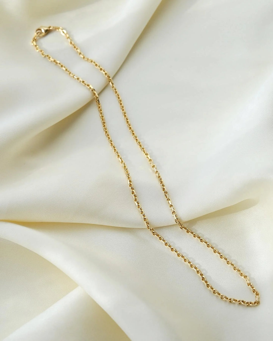 Rare Danish Mid Size Anchor Link Chain 14K Gold