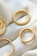 Antique Art Deco Band Size 6.75 Sweden 23K Gold 1928