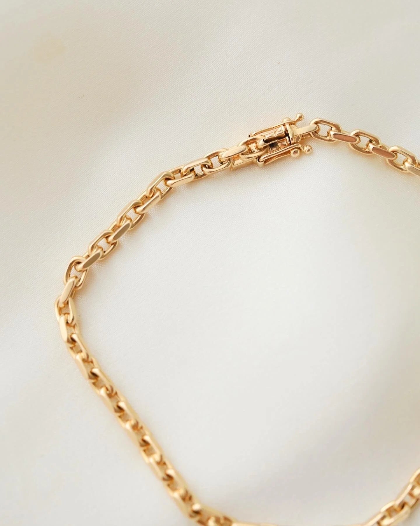 Gorg Smaller Links Swedish Vintage Bracelet 18K Gold 1962