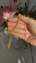 Stunning 6 mm Bismarck Chain 16.8 Inches 18K Gold