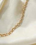 Glowing Heavy Danish Vintage Anchor Chain 14K Gold