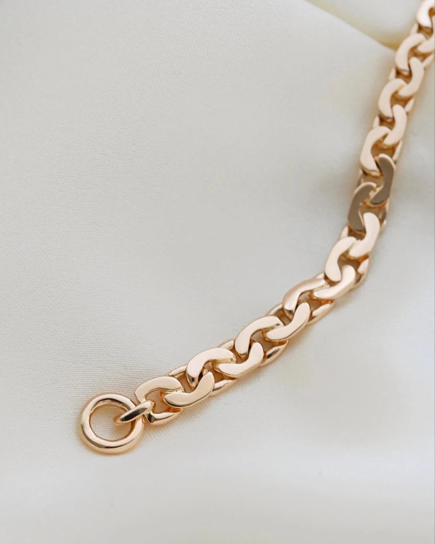 Antique Watch Chain Bracelet w Danish Coin 18-22K Gold 1913