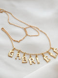 The Gabriele Letter Vintage Necklace 18K Gold