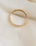 Braided Tri-color Ring 18K Gold 1983