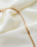 Gorg Rare Lenght Danish Vintage Geneva Link Necklace 14K Gold