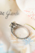 Extraordinary 1.92 ct Art Deco Diamond Ring Platinum 1930s