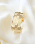 Sexy Braided Italian Vintage Cuff 14K Gold 1970s