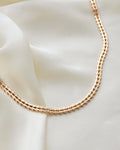 Gorg Rare Lenght Danish Vintage Geneva Link Necklace 14K Gold