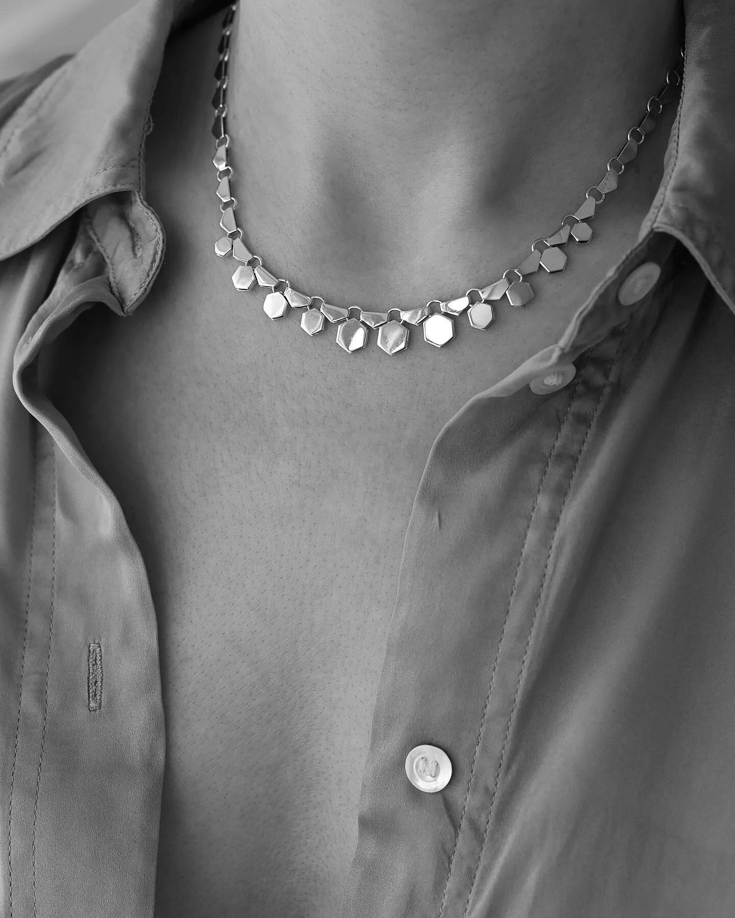 Amazing Mid Century Danish Vintage Necklace 14K 1960s