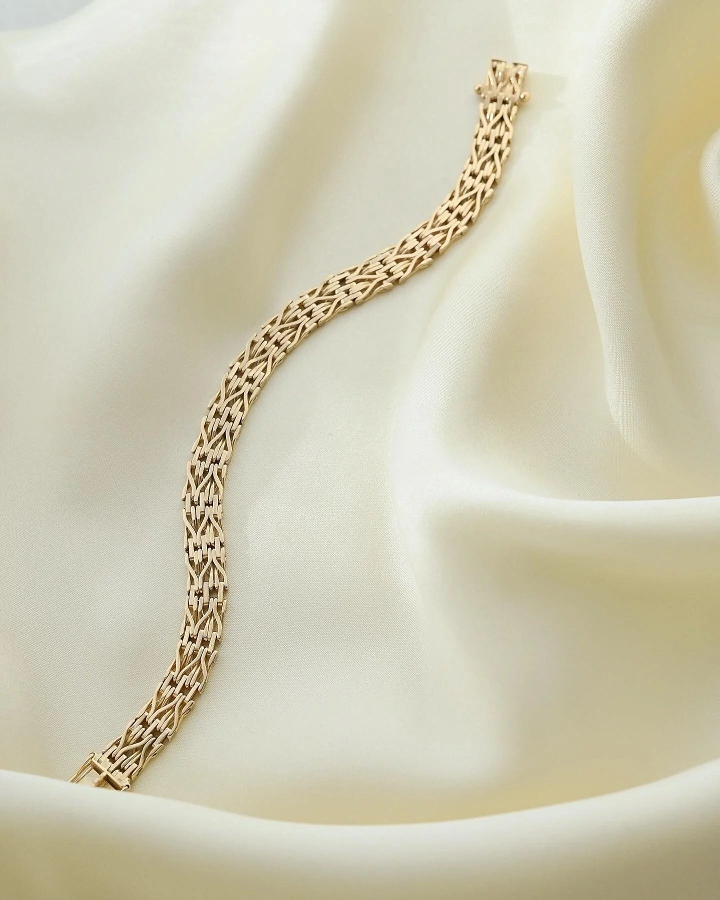 Gorg Danish Vintage Bracelet 14K Gold 1960s
