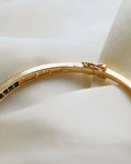 All Great Things In One Vintage Bangle 18K Gold 1970s