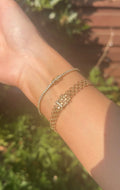 Beautiful Glowing Swedish Vintage Bracelet 18K Gold 1967