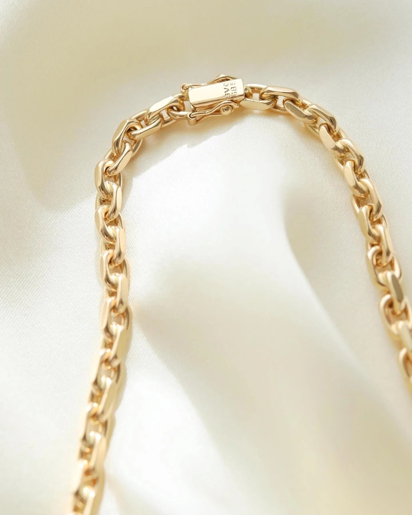 Super Heavy 58 Grams Deluxe Chain Danish Vintage 14K Gold