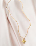 Stunning Finnish Vintage Bar Link Nekclace 14 Gold Mid 1900s