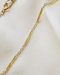 Cute Vintage Watch Chain Choker 14K Gold
