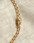 Gorgeous Radiant Bismarck Chain 21 Grams 14K Gold 1950s