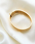 Divine Engraved Bangle 18K Gold 1932
