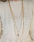 Heavy Sublime 60 Inches Long Guard Chain 18K Gold 1940s