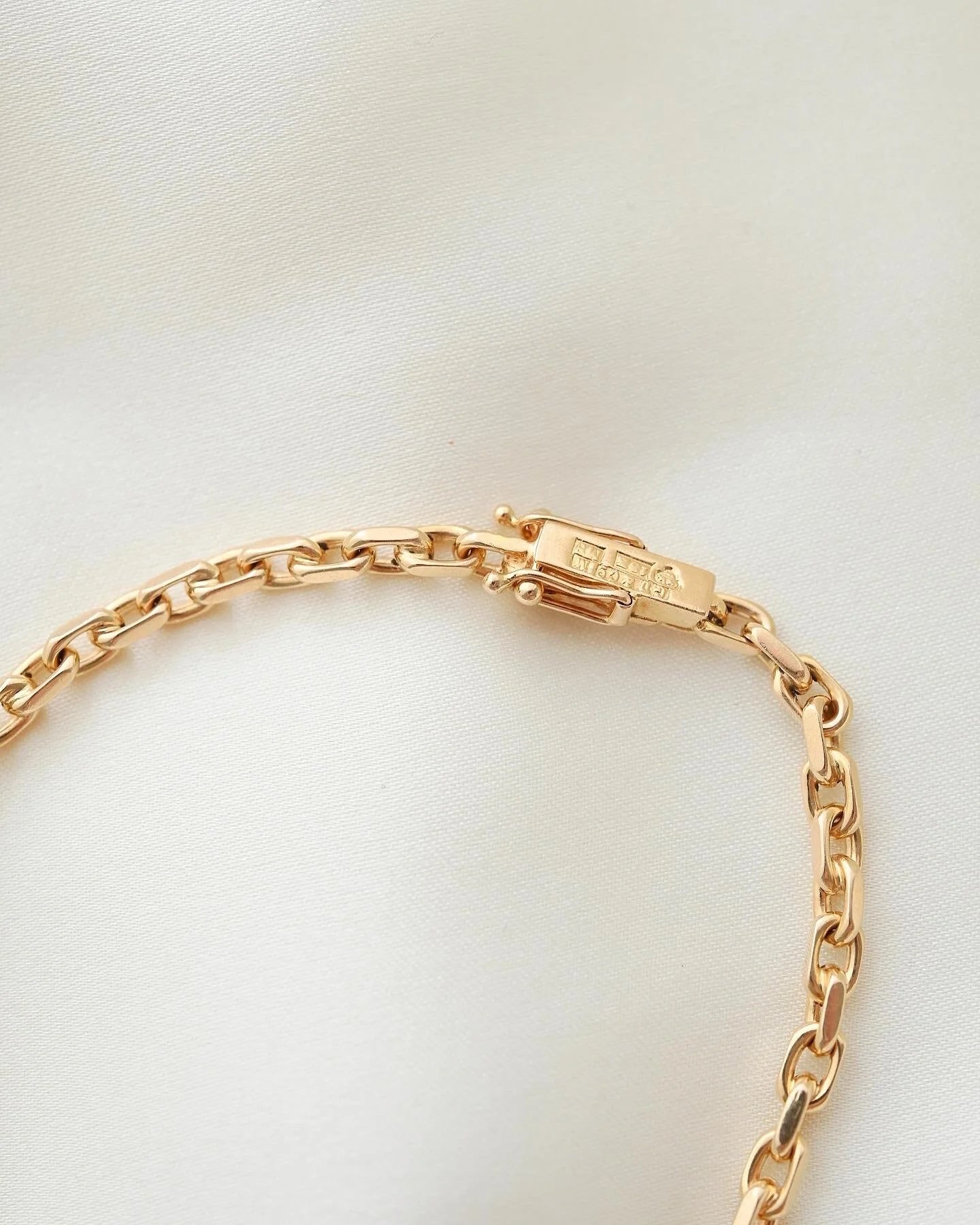 Gorg Smaller Links Swedish Vintage Bracelet 18K Gold 1962