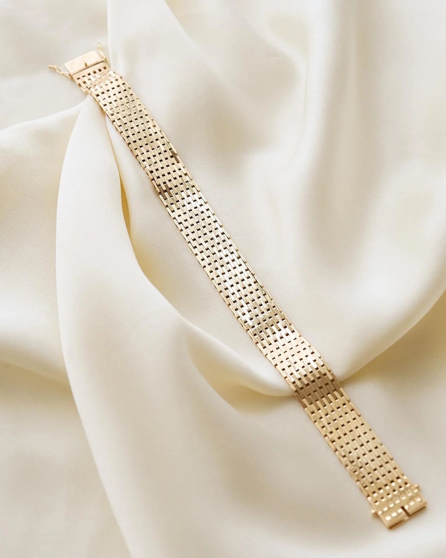 Showstopping Danish Vintage Bracelet Dream by Preben Carl Larsen 1963 14K Gold