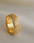 Beautiful Edwardian Gold Band From 1900 18K Gold